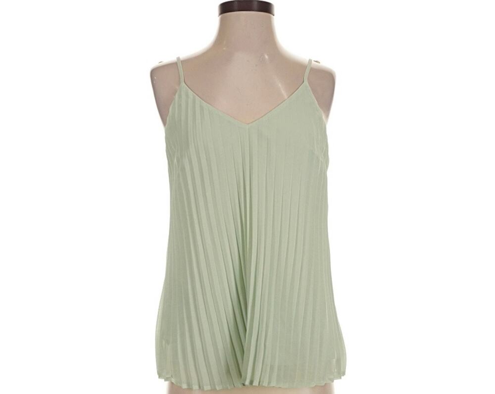 A New Day Womens XL Mint Green Pleated Cami Tank Top